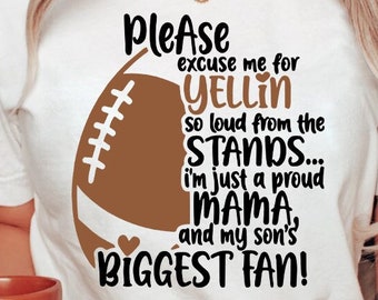 Football Mom Svg, Football Mama Shirt Design, Football Svg Files for Cricut - Cut File, Football Vector Clipart,Leopard Shirt Print