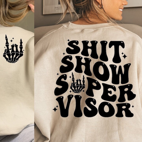 Shit show supervisor SVG & PNG, Shit Show Supervisor png, shit show svg, shit show png, trendy mom svg, trendy mama svg, funny mom svg