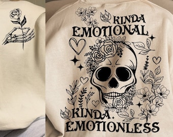 Kinda Emotional. Kinda Emotionless. - Etsy
