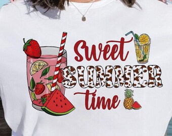 Zoete zomertijd png, Dames zomer sublimatie bestand, Zomer sublimatie, Zomer png, Retro png, Sublimatie Design, Digitale download