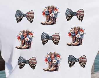 Coquette 4th Of July Png, America PNG, 4th Of July Png, Girly Png, American Cowgirl png, Western 4th of July, Coquette png, cowgirl png, png
