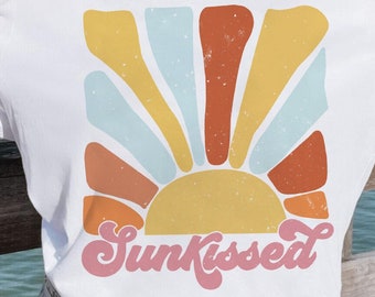 Sunkissed PNG, Summer PNG, Beach Life, Summer Shirt Designs, Retro png, Summer png, Summer Sublimation, png for sublimation