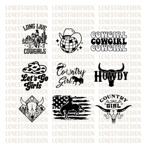 Cowgirl SVG|PNG, Cowboy SVG, Western svg, Howdy svg, Wild west svg, Western Design, Western Design, Cowboy svg Bundle, svg für Cricut