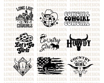 Cowgirl SVG|PNG, Cowboy SVG, Western svg, Howdy svg, Wild west svg, Western design, Western design , Cowboy svg bundle, svg for cricut
