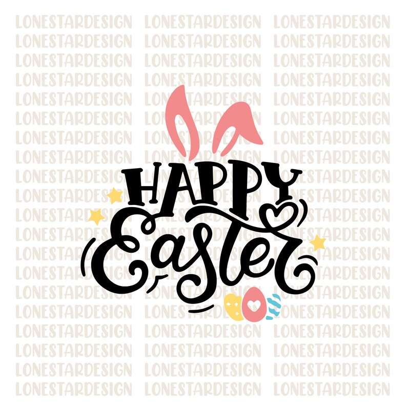 Happy Easter SVG PNG Easter Bunny Svg Kids Easter Svg - Etsy
