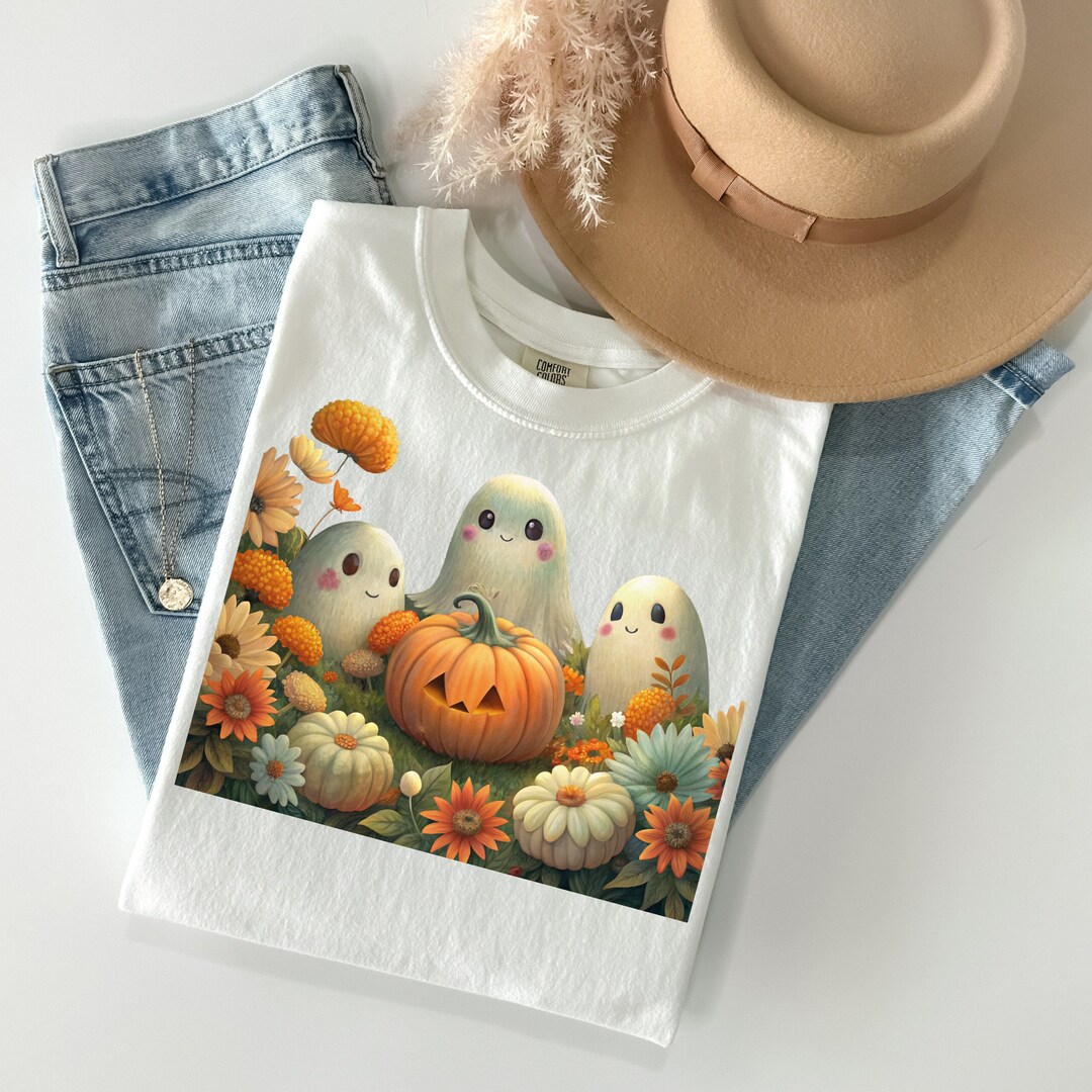 Halloween PNG, Spooky Ghost Png, Autumn Sublimation Design, Fall PNG ...