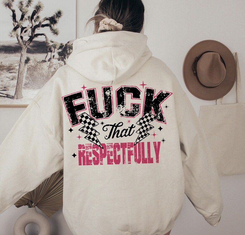 Fck dass respektvoll PNG SVG Snarky sarkastische Png Trendige Erwachsenen Humor Png Lustige Erwachsene Png Trendy Womens Retro Png sarkastisches Zitat png Bild 2