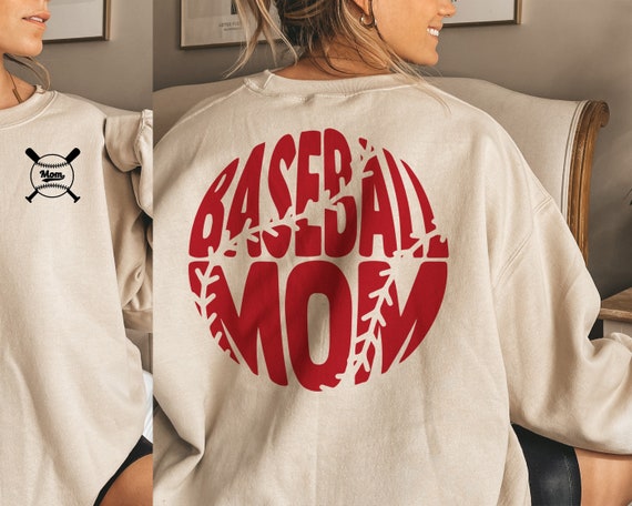 Baseball Mom  PNG/SVG - front and back, Baseball Mom, Baseball Svg, Baseball Mom svg
