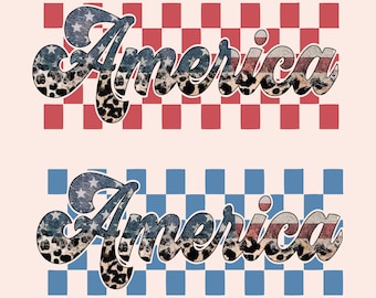 Retro Checkered America PNG , USA png, 4th of july png, Retro 4th of july, Independence Day, 4th of july Sublimation, png designs