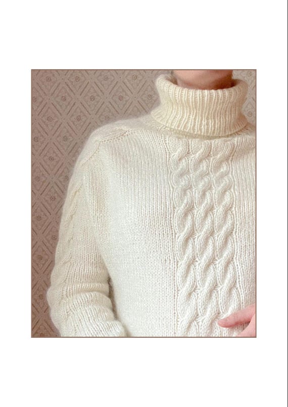 Modèle de pull avec torsades pour tricot d'automne avec torsades