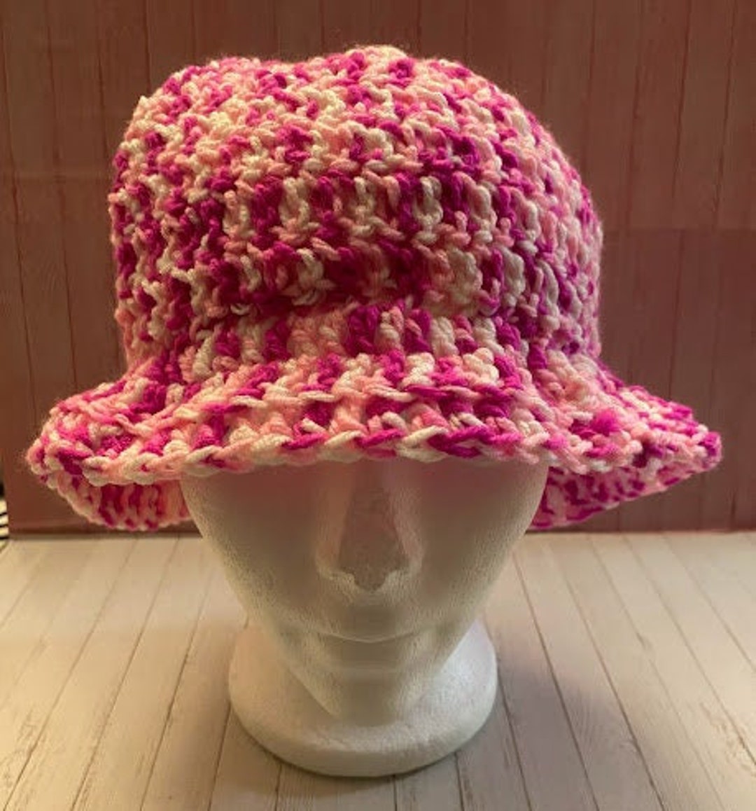 Playful Pink Crochet Bucket Hat – the Ultimate Statement  display picture 2