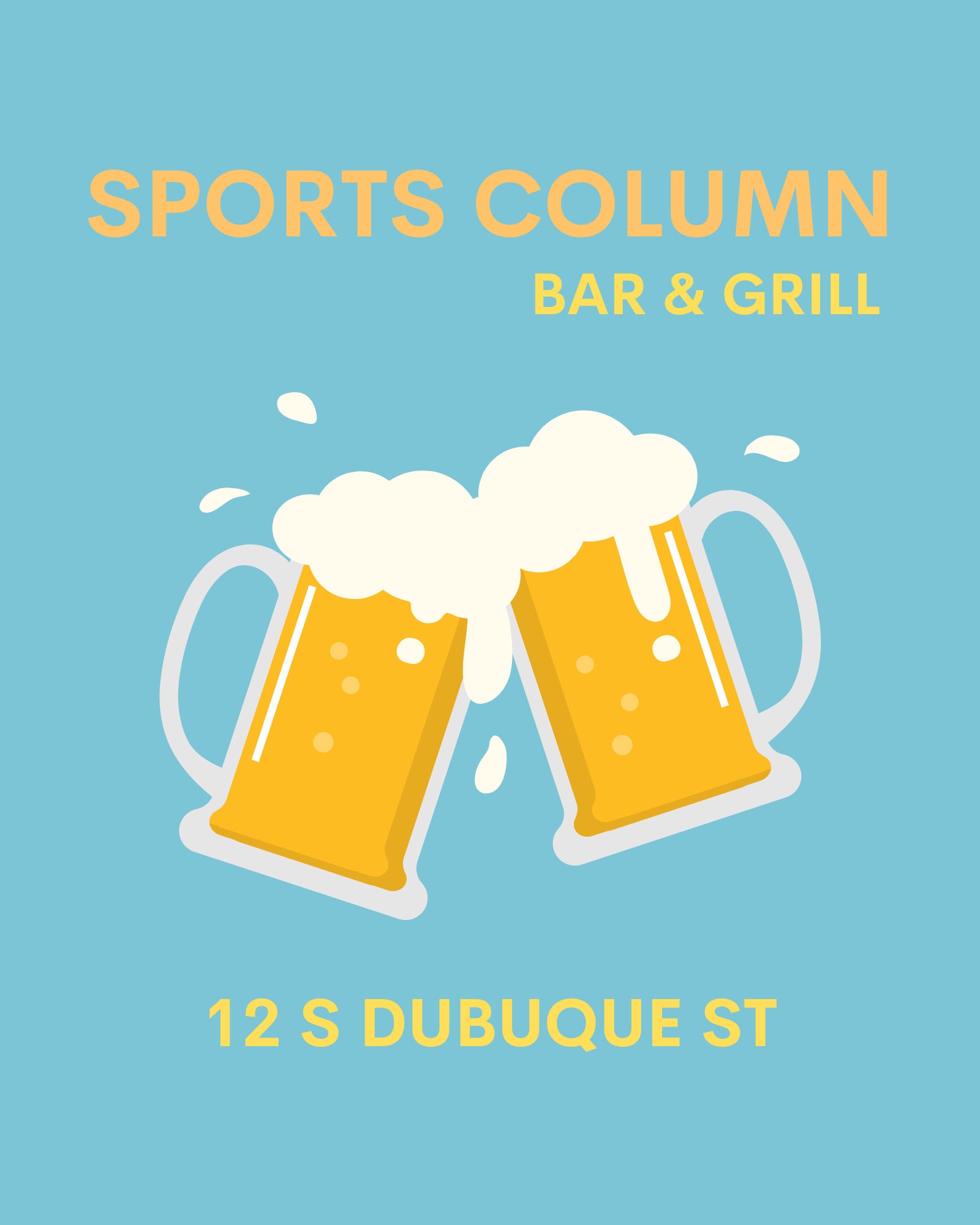 University of Iowa Wall Art College Wall Prints Trendy Wall Decor Etsy