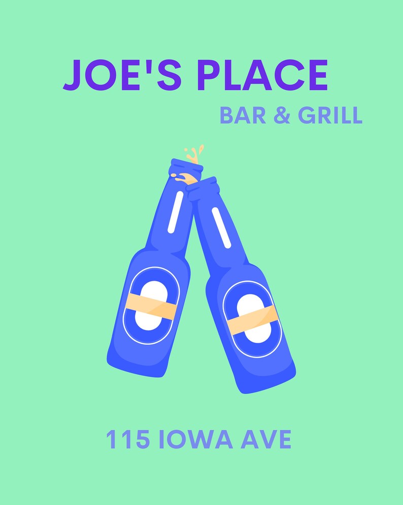 University of Iowa Wall Art College Wall Prints Trendy Wall Decor Etsy