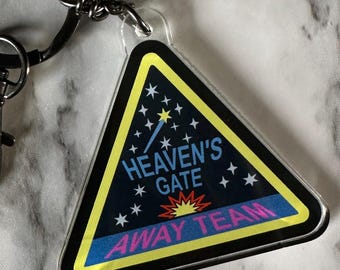 Portachiavi Heaven&#39;s Gate Away Team: accessorio Cult Curiosity