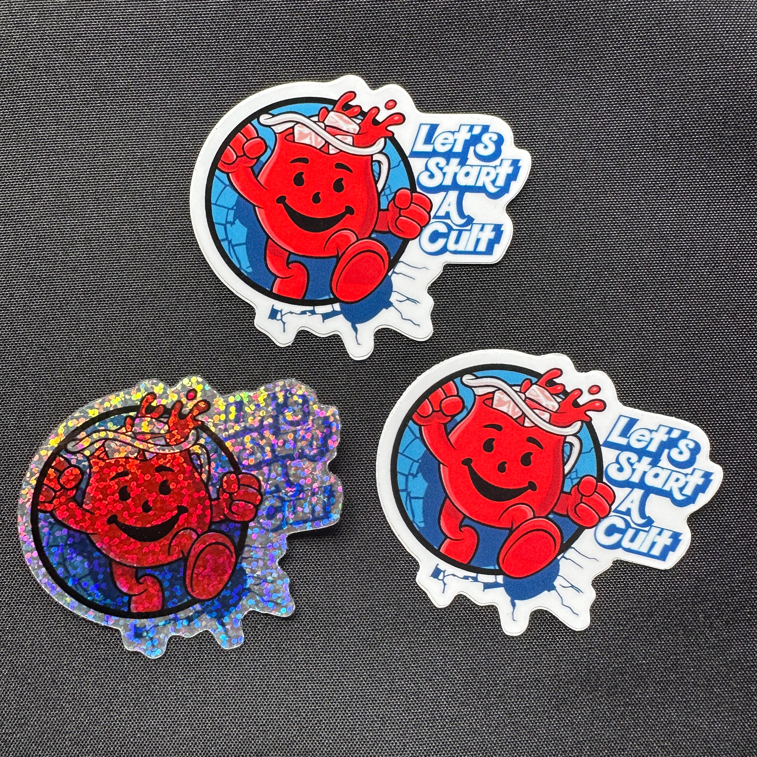 Pegatina de Kool-Aid Man: \, image size:3000x3000