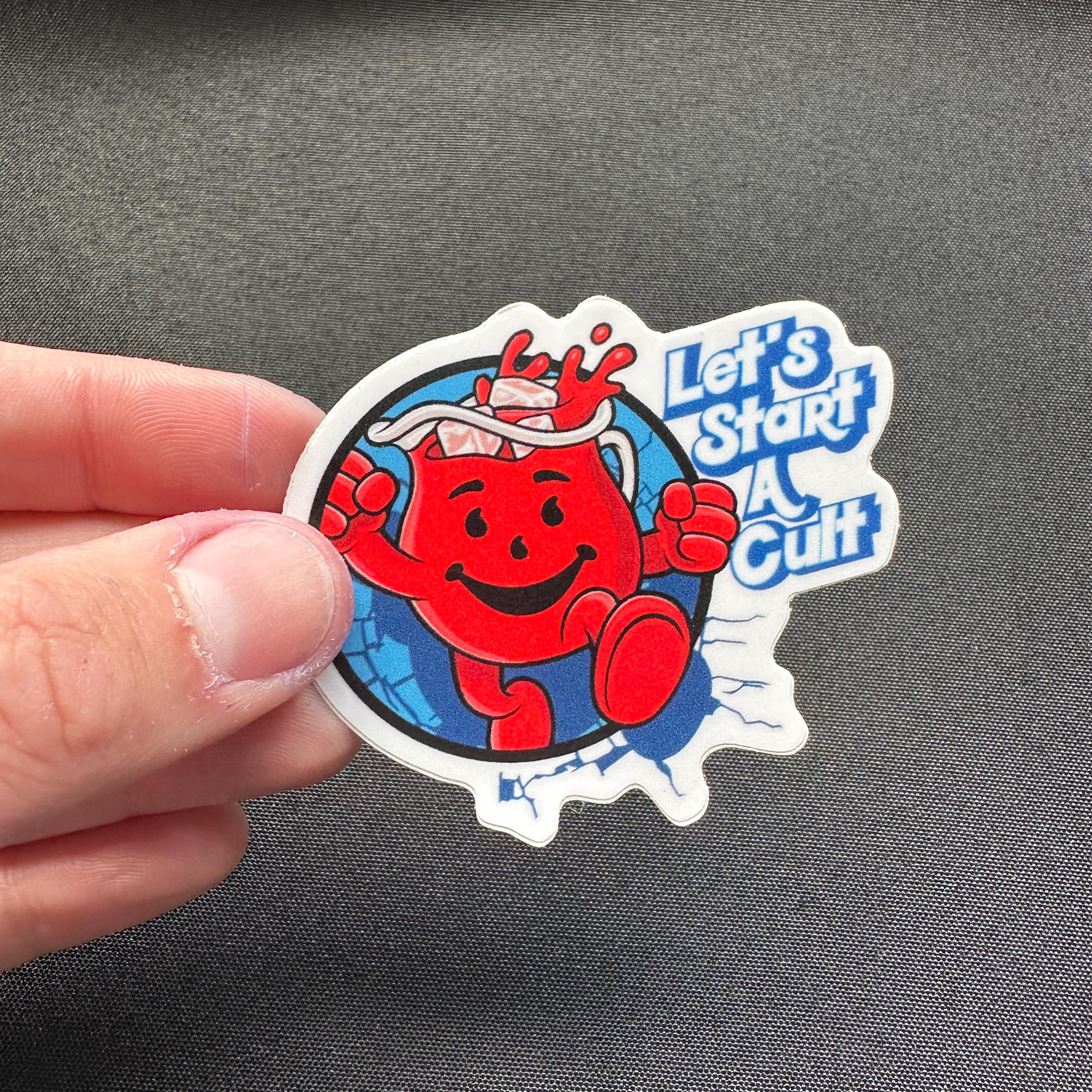 Pegatina de Kool-Aid Man: \, image size:3000x3000