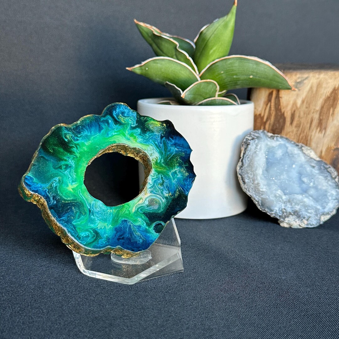 Geode Epoxy Art | Stunning Alcohol Ink Design, Handmade | Bespoke Home ...