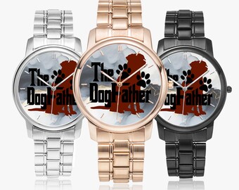 The Dog Father Watch: Pitbull Dad Gift for Dog Lover
