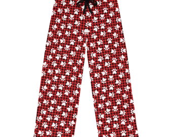 Weihnachtshose Männer Schlafanzughose Lang Weihnachten Pyjamahose Weich