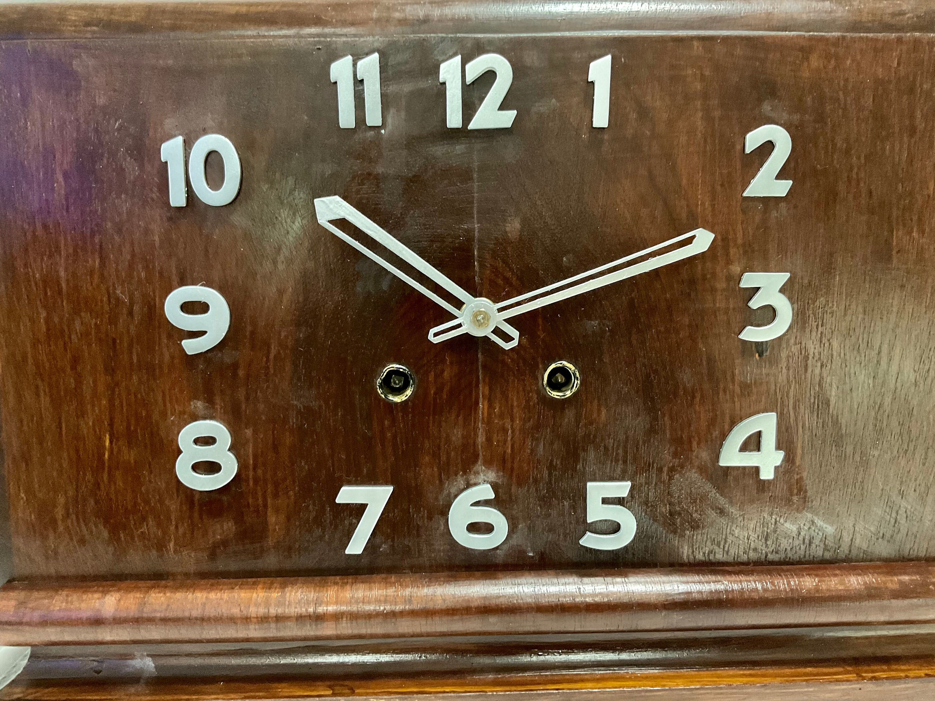 Art Deco Mechanical Chimney Clock With Chimes 1930 Working Etsy