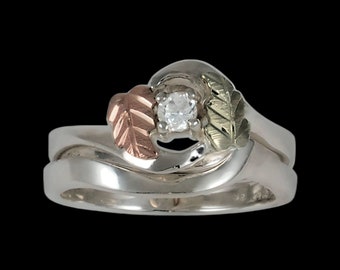 Black Hills Gold MRC1865Z-GS Ladies Wedding Set Ring
