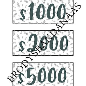 Cash Envelopes - Money Placeholders - Printable