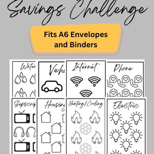 One Month Ahead Savings Challenge - Printable