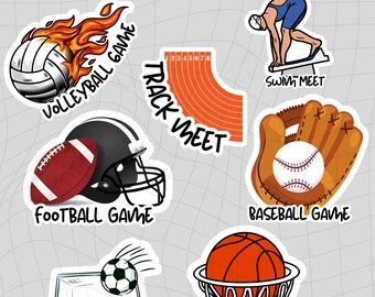 Digital Stickers - Goodnotes File - Sports