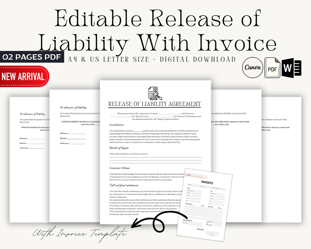General Release of Liability Template, All Purpose Liability Waiver