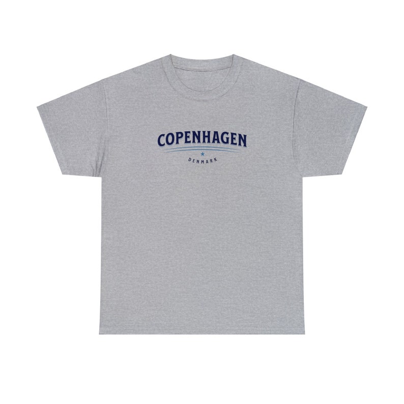 Copenhagen Denmark T-shirt, FC København Fan Shirt, Kopenhagen T-shirt ...