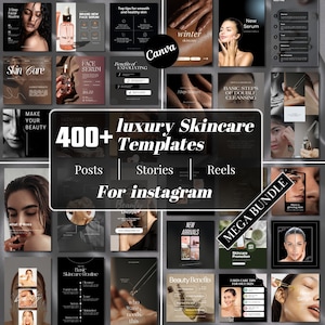Plantillas de Instagram de cuidado de la piel de lujo / Plantillas para dermatólogos / Redes sociales sobre cuidado de la piel / Publicaciones sobre cuidado de la piel / Plantillas de belleza / Historias sobre cuidado de la piel
