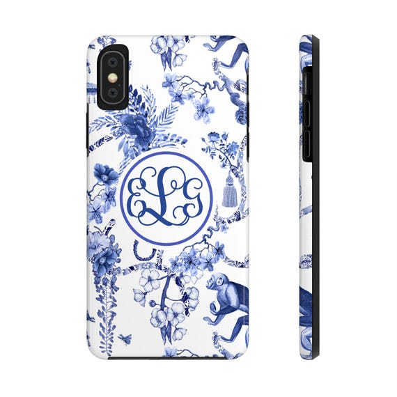 Personalized Chinoiserie, Chinoiseries Phone, Monogram Phone Case