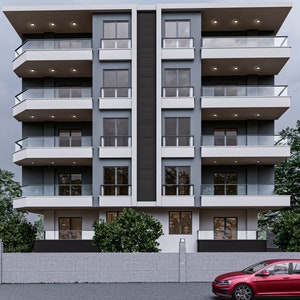 Plattegrond appartement, plattegrond huis, plattegrond modern huis, plattegrond appartement