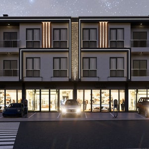 Plattegrond appartement, plattegrond, moderne plattegrond, gratis CAD-bestand