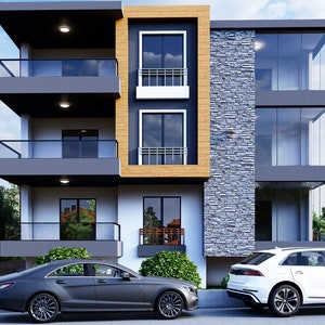 Plattegrond appartement, plattegrond huis, plattegrond modern huis, plattegrond appartement