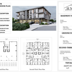 Apartment Plan,House Plan,Modern House Plan,Free Cad File image 4