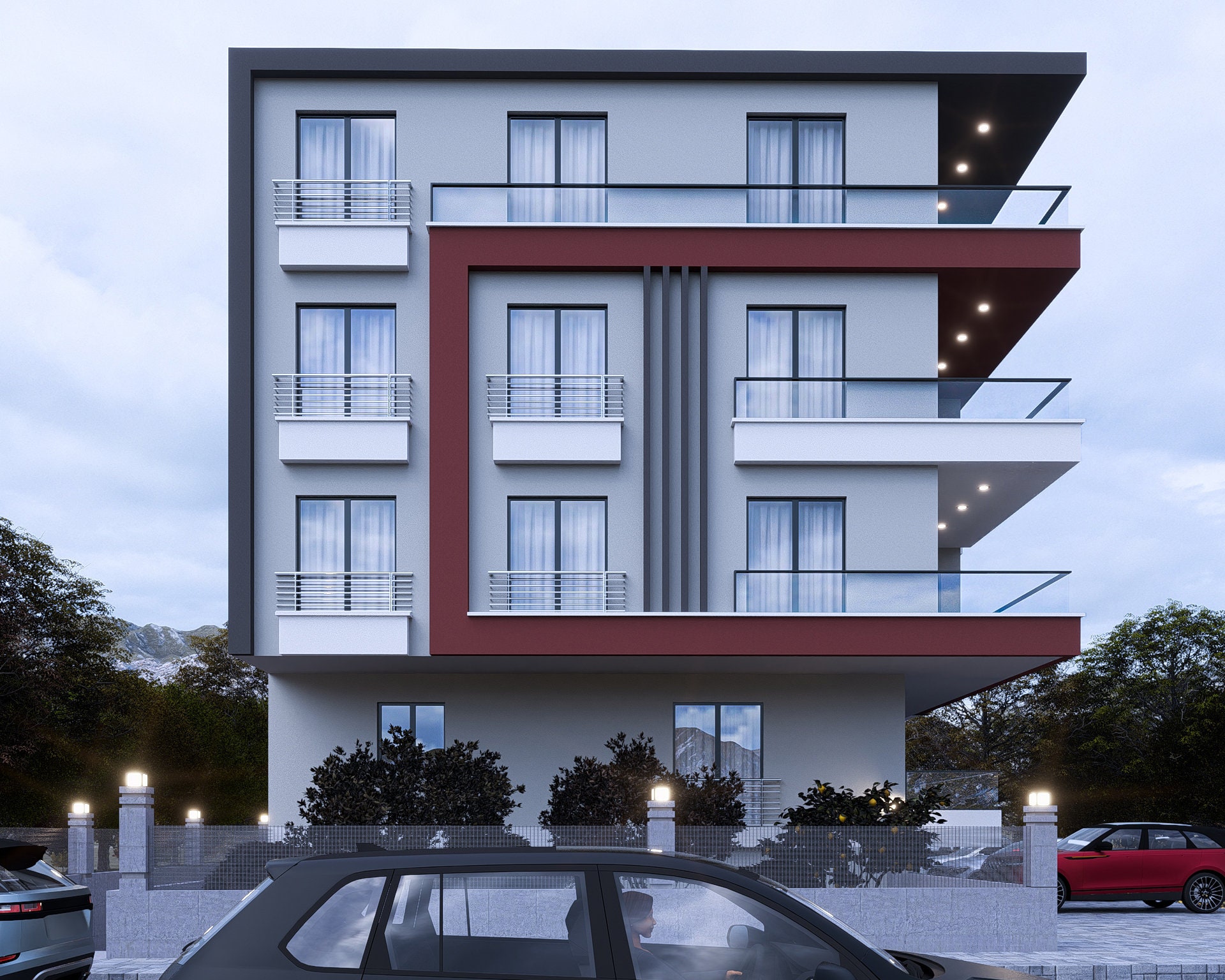 Modern Apartment Building Plan, 12 Units (PDF File) - Etsy