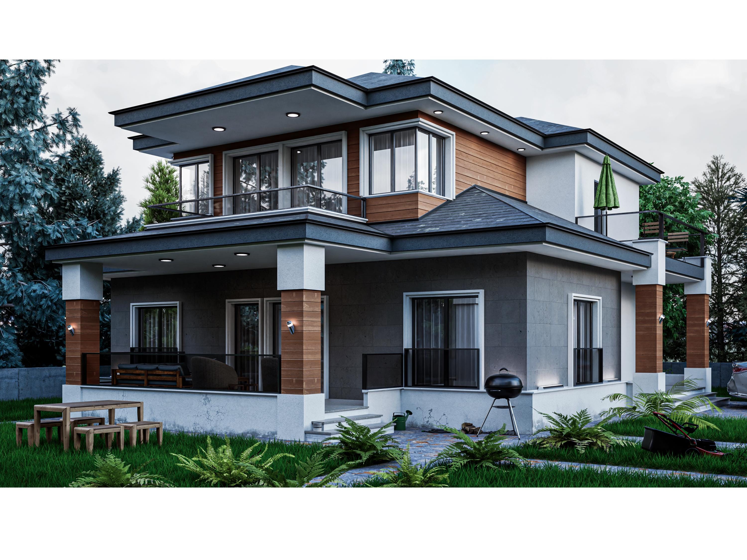 Planos de casas modernas España