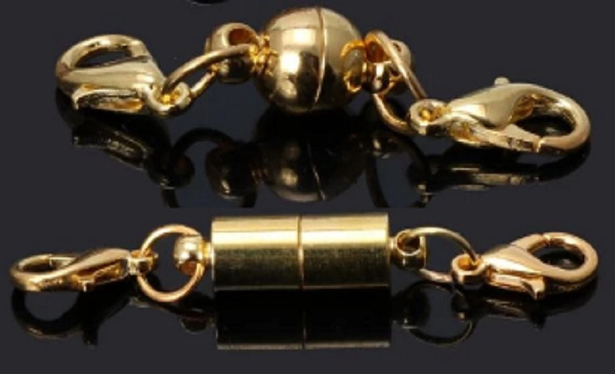 Strong Silver or Gold Converter Necklace Bracelet Easy Clasp Connector Arthritis