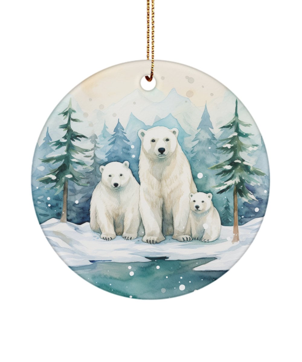 Santa's Home And Polar Bear Christmas Gift Set Charm main image 1