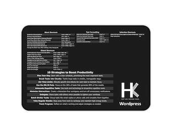 Mac Wordpress snabbtangentmusmatta