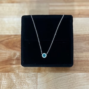 Natural Emerald & White Sapphire Necklace