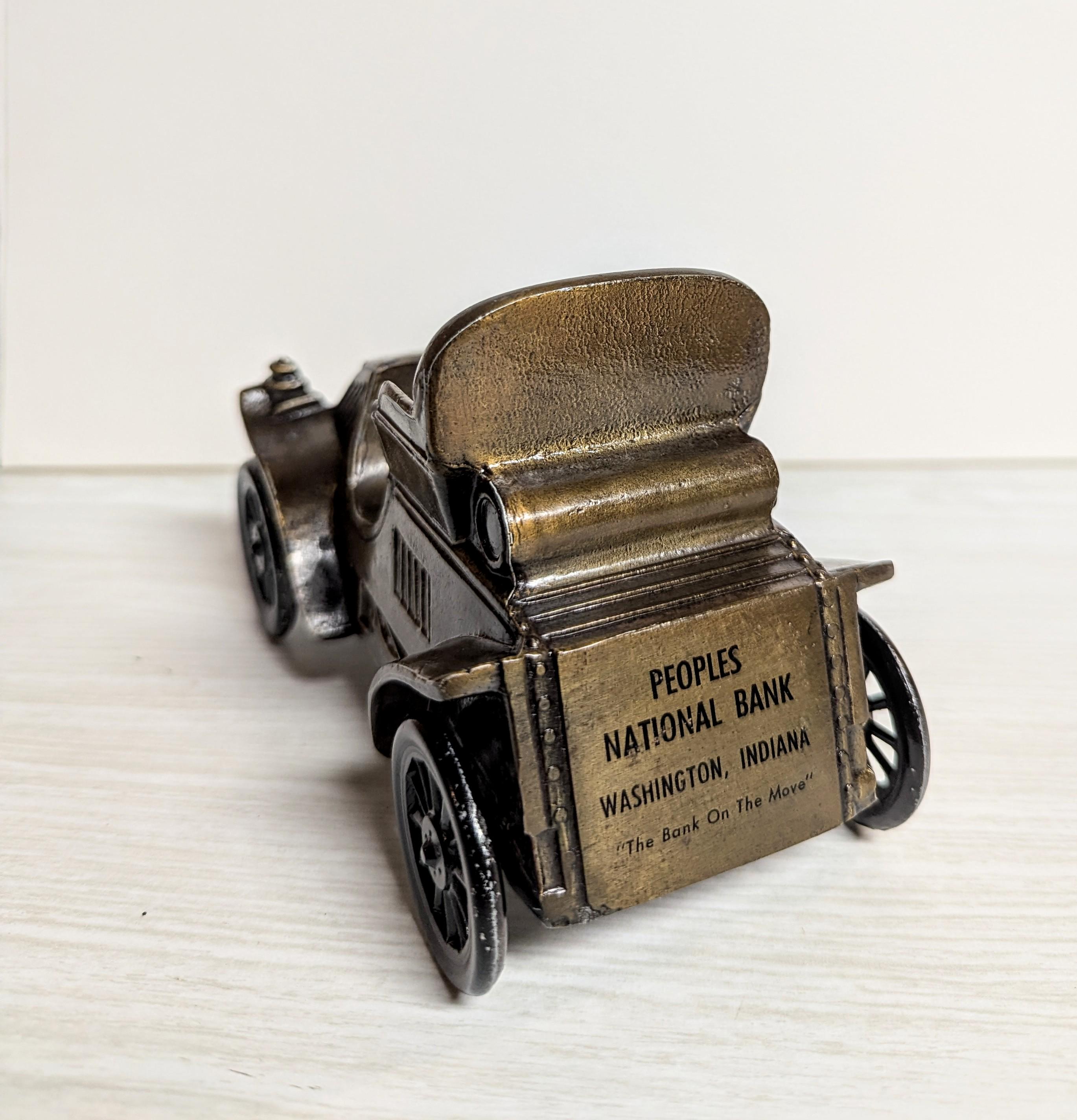Banthrico Coin Bank. 1902 Rambler Bank Promotion Made in 1974