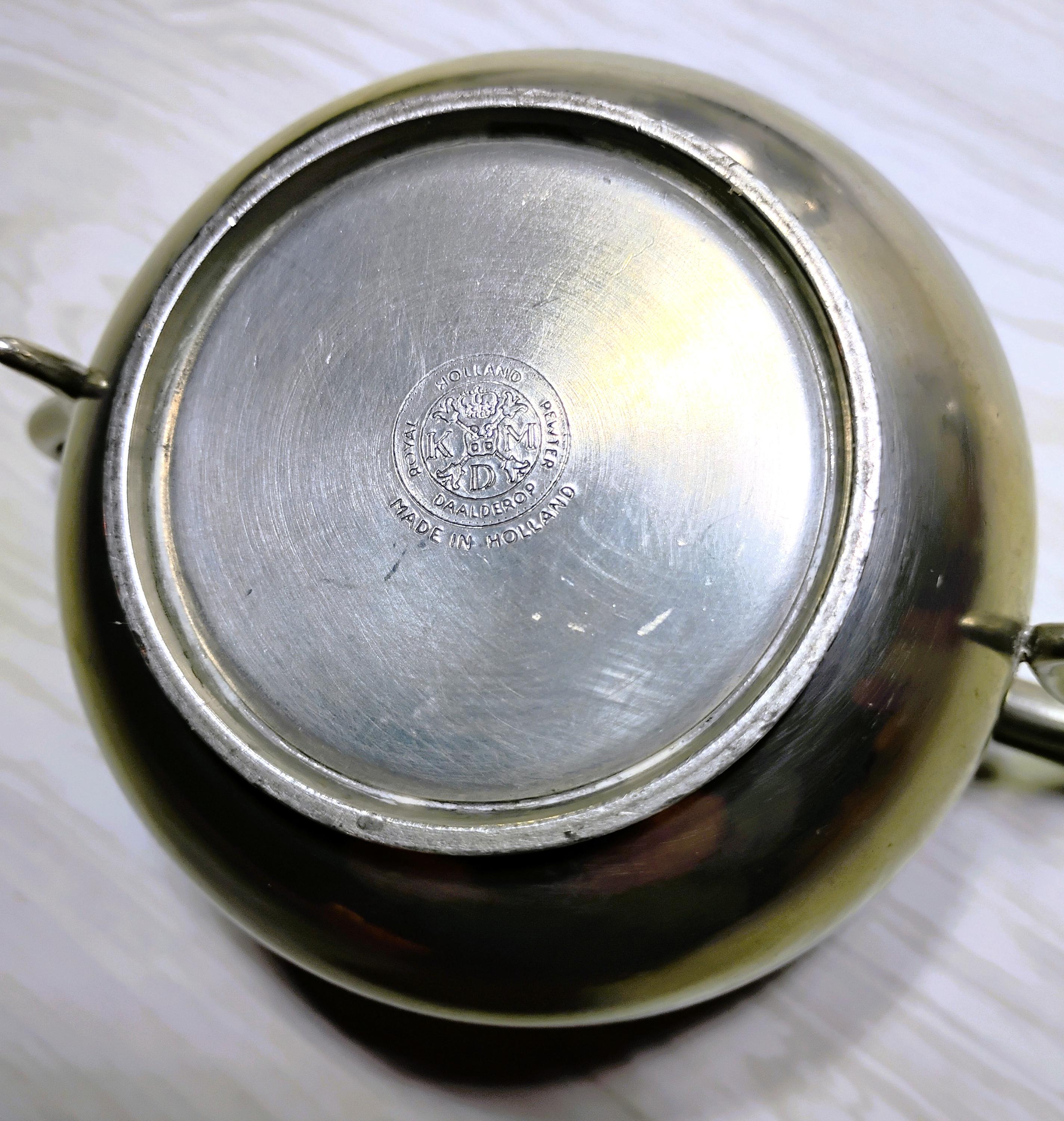 Vintage Pewter Tea-coffee Set: Royal Holland Daalderop Pewter - Etsy