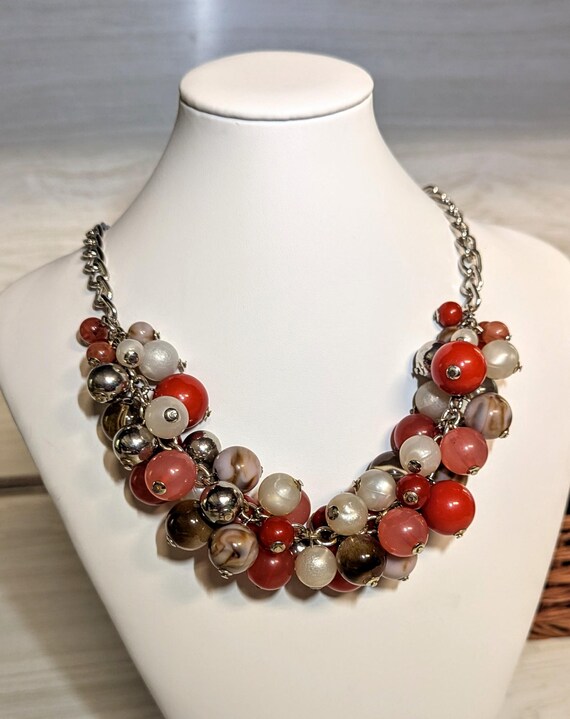 4 Red Statement Necklaces. - image 5