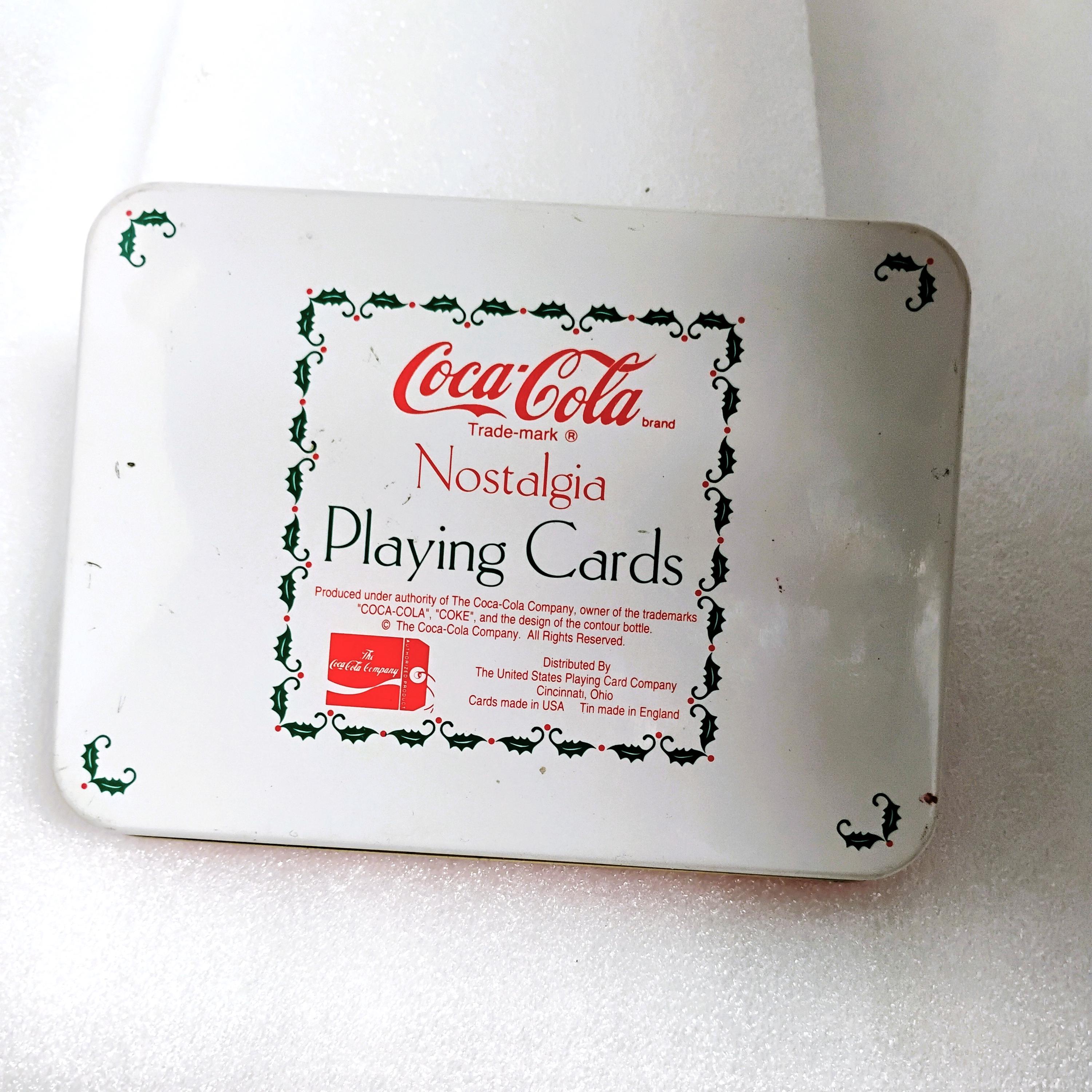 Vintage Coca-cola Playing Cards: Two Decks in A Decorative Tin - Etsy