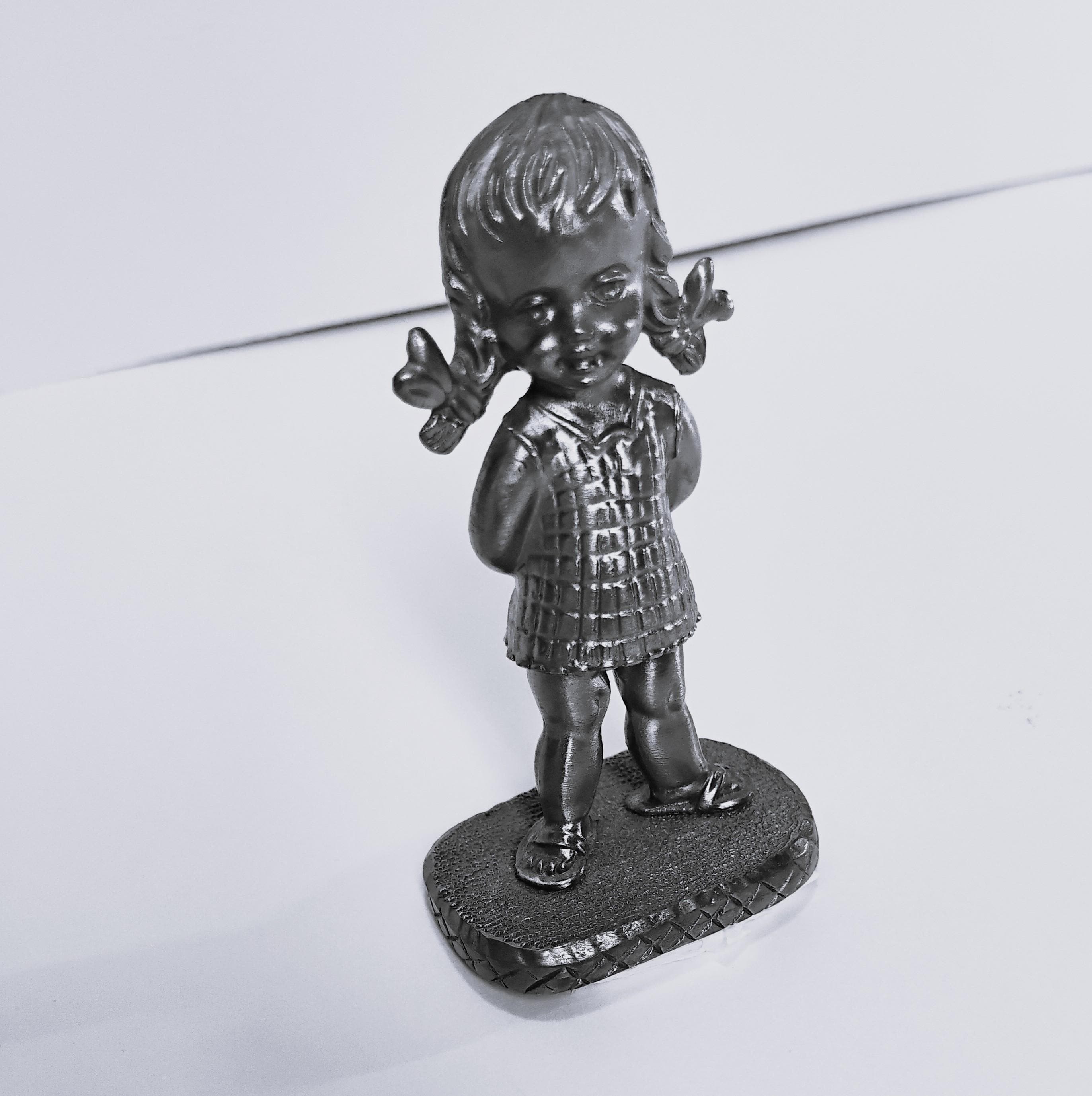Meet Lona From WHL Pewter Studios a Vintage Figurine of a Little