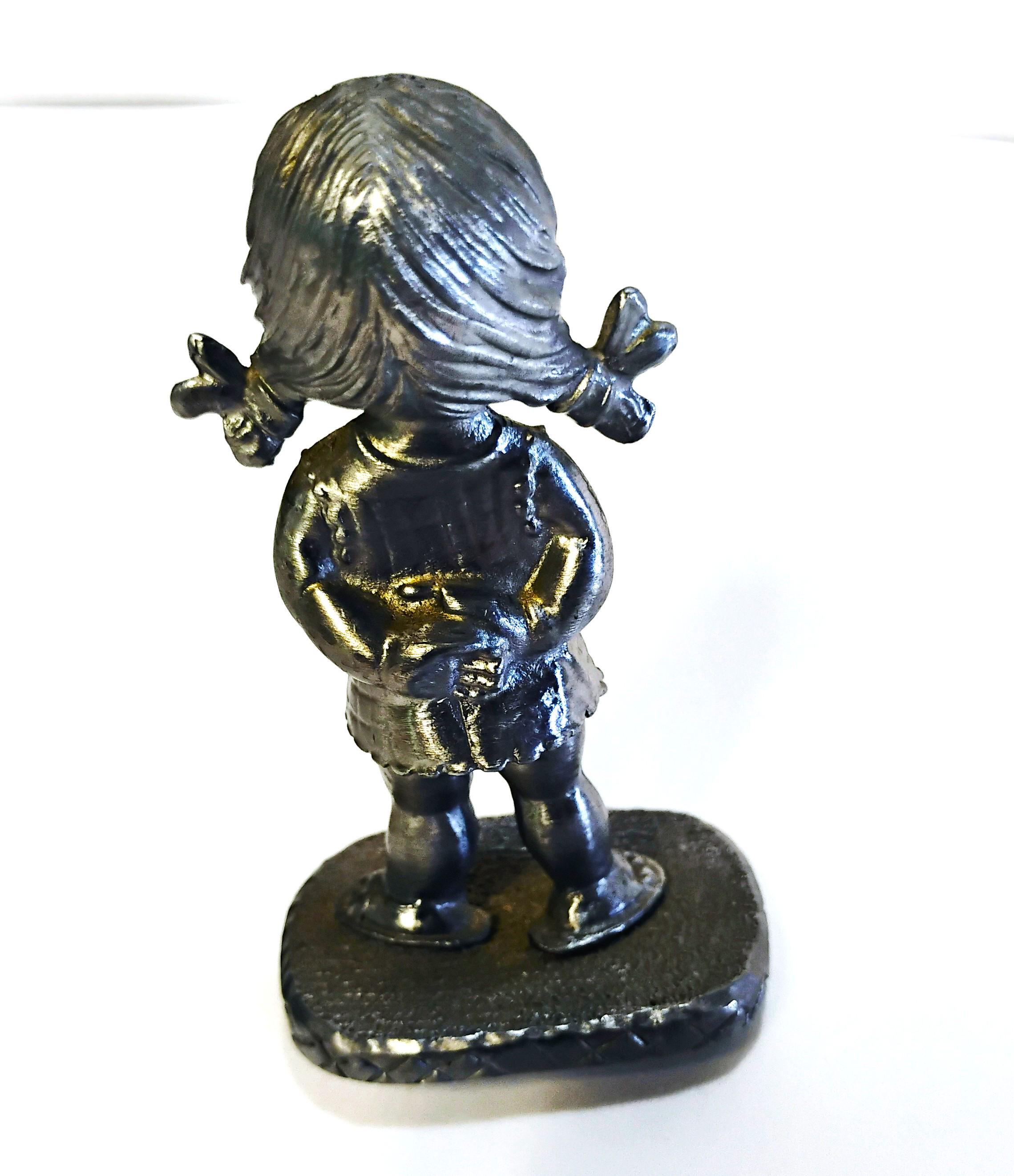 Meet Lona From WHL Pewter Studios a Vintage Figurine of a Little