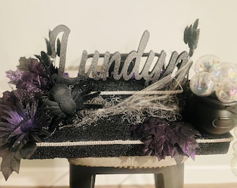 Exhibición personalizada de velas para dulces dieciséis de Halloween