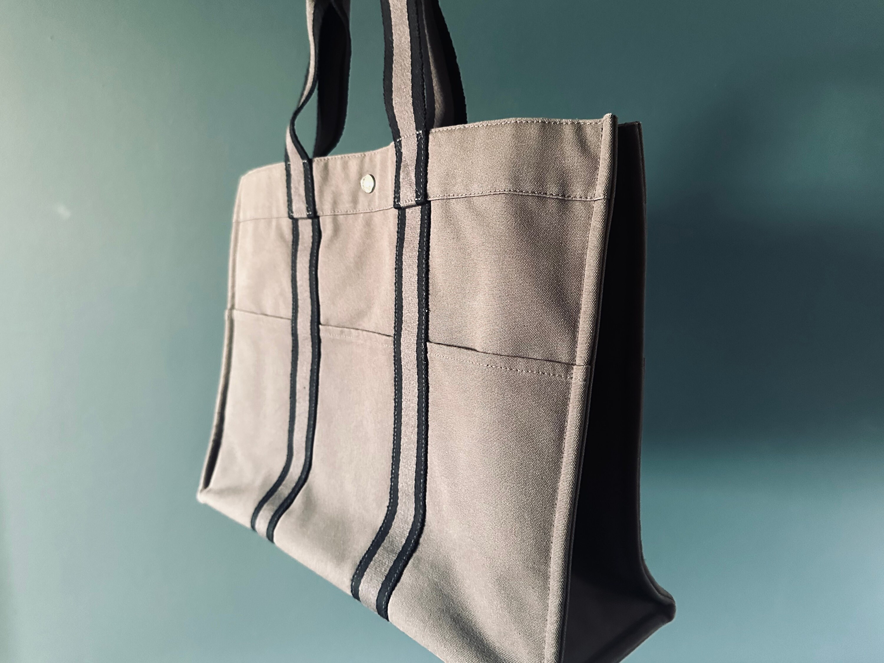 Hermes Canvas Tote - Etsy Hermes Canvas Tote - Etsy